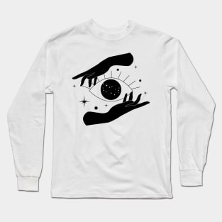 Eyes and Hand Long Sleeve T-Shirt